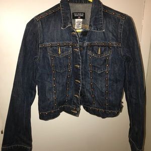 Ralph Lauren denim jacket copper studs. Like new!
